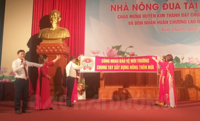 Xã Đồng Cẩm giành giải nhất Hội thi Nhà nông đua tài huyện Kim Thành
